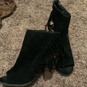 Rampage Fringe Heels